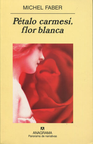 PÉTALO CARMESÍ, FLOR BLANCA