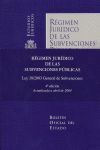 RÉGIMEN JURÍDICO SUBVENCIONES PÚBLICAS 4ª ED.