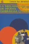 La Reclamación de Deudas Dinerarias Civiles