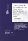Comentarios Al Texto Refundido de la Ley de Contratos de las Administraciones Públicas