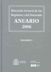 ANUARIO DE LA DIRECCION GENERAL DE LOS REGISTROS Y DEL NOTARIADO,