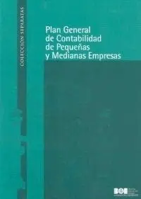 Plan General de Contabilidad de Pequeñas y Medianas Empresas