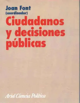 Ciudadanos y Decisiones Públicas