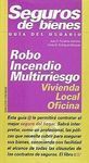 SEGUROS DE BIENES.ROBO,INCENDIO,MULTIRRIESGO