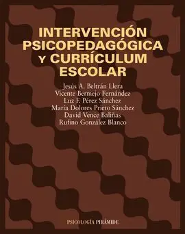 Intervención Psicopedagógica y Curriculum Escolar