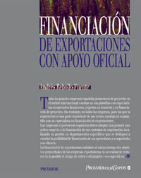 FINANCIACIÓN DE EXPORTACIONES CON APOYO OFICIAL