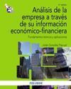 ANÁLISIS DE LA EMPRESA A TRAVÉS DE SU INFORMACIÓN ECONÓMICO-FINANCIERA