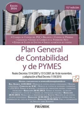 PLAN GENERAL DE CONTABILIDAD Y DE PYMES 2016
