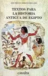 Textos para la Historia Antigua de Egipto