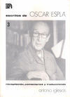ESCRITOS DE ÓSCAR ESPLÁ, III