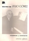 ESCRITOS DE JULIO GÓMEZ
