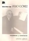 Escritos de Julio Gómez