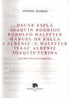 ÓSCAR ESPLÁ, JOAQUÍN RODRIGO, HALFFTER.. (SUS OBRAS PARA PIANO Y ORQUESTA)