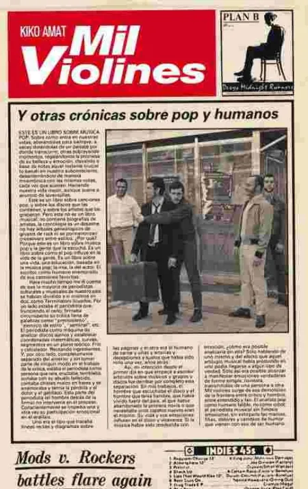 Mil Violines. Y Otras Crónicas Sobre Pop y Humanos