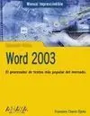 Manual Imprescindible Microsoft Office Word 2003
