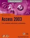 Manual Avanzado de Access 2003