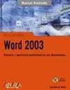 M. A. Word 2003
