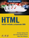 HTML. EDICIÓN REVISADA Y ACTUALIZADA 2009