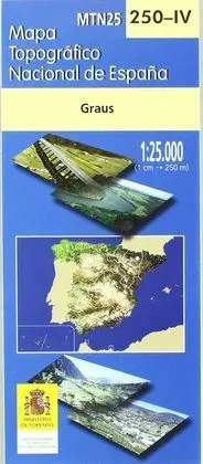 Graus. (250-Iv) M. t. n. 1:25. 000