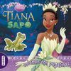TIANA Y EL SAPO (COLOREO CON PEGATINAS)