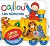 CAILLOU. LOS NÚMEROS. LIBRO PUZLE