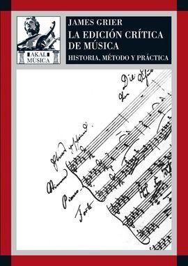 LA EDICIÓN CRÍTICA DE MÚSICA