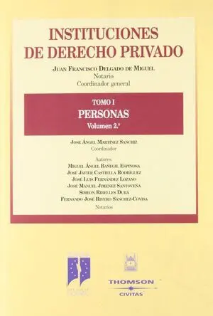Instituciones Derecho Privado T1 Vol 2 Personas