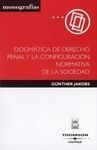 DOGMÁTICA DE DERECHO PENAL Y LA CONFIGURACIÓN NORMATIVA DE LA SOCIEDAD