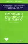 Prontuario de Derecho del Trabajo