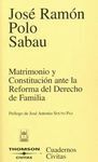 MATRIMONIO Y CONSTITUCIÓN ANTE LA REFORMA DEL DERECHO DE FAMILIA