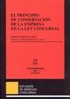 EL PRINCIPIO DE CONSERVACIÓN DE LA EMPRESA EN LA LEY CONCURSAL