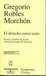 EL DERECHO COMO TEXTO