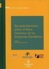 RECOMENDACIONES SOBRE EL BUEN GOBIERNO DE LAS EMPRESAS FAMILIARES
