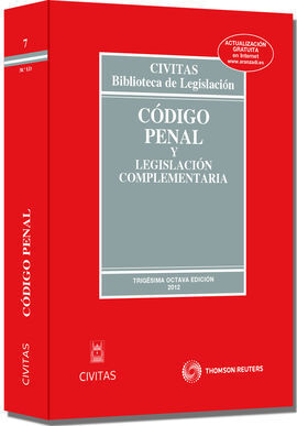 CÓDIGO PENAL Y LEGISLACIÓN COMPLEMENTARIA 2012