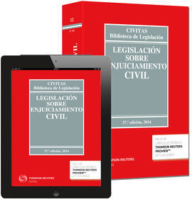 LEGISLACIÓN SOBRE ENJUICIAMIENTO CIVIL (PAPEL + E-BOOK)