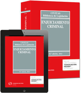 LEY ENJUICIAMIENTO CRIMINAL (EBOOK+LIBRO) 2014