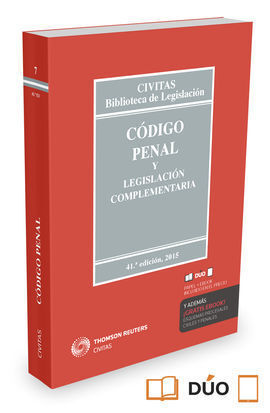 CÓDIGO PENAL Y LEGISLACIÓN COMPLEMENTARIA 2015