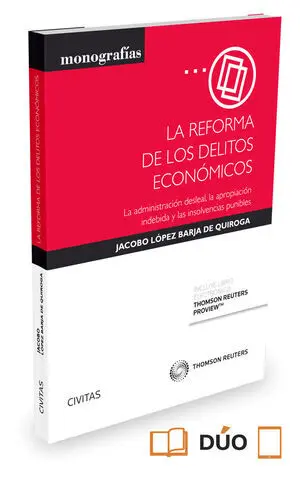 La Reforma de los Delitos Económicos (Papel + E-Book)