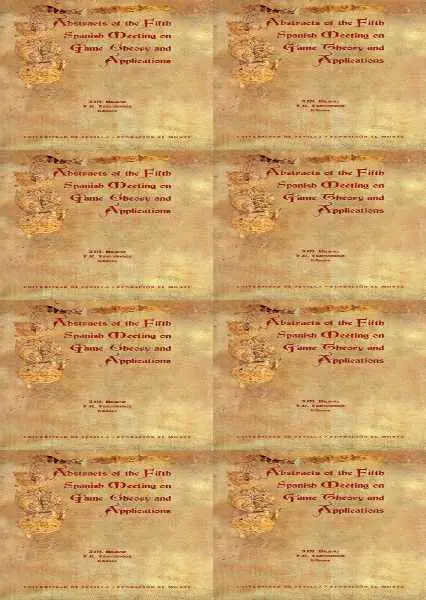 Abstracts Of The Fifth Spanish Weeting On Fame The