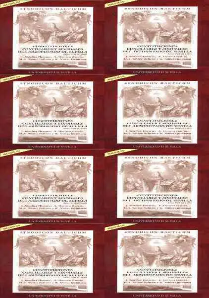 Constituciones Conciliares y Sinodales del Arzobispado de Sevilla, Años 590 Al 1