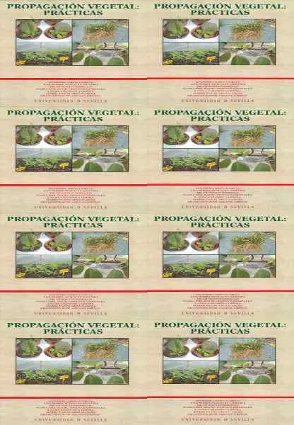 Propagación Vegetal: Prácticas