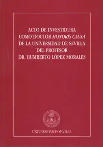 Acto Investidura Doctor Honoris Causa Prof. humberto Lopez