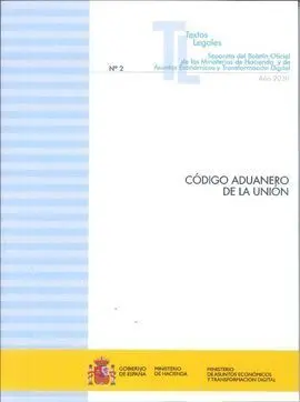 Codigo Aduanero de la Union 2020.