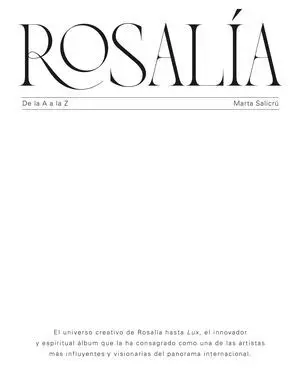 Rosalía de la a a la Z