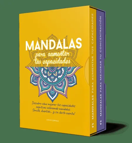 Estuche Mandalas para Mejorar tu Concentración + Mandalas para Aumentar Tus Capa