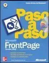 Paso a Paso. Microsoft Frontpage Versión 2002 (Con Cd)