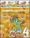 APRENDEMOS CON LAS LETRAS 3, 4 ESO. CUADERNO DE ORTOGRAFÍA