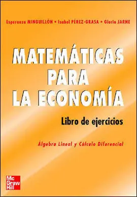 Matematicas para la Economia Ejercicios