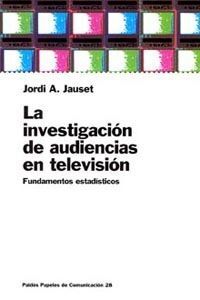 INVESTIGACIÓN DE AUDIENCIAS EN TELEVISIÓN