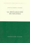 LA DECLARACIÓN DE BOLONIA